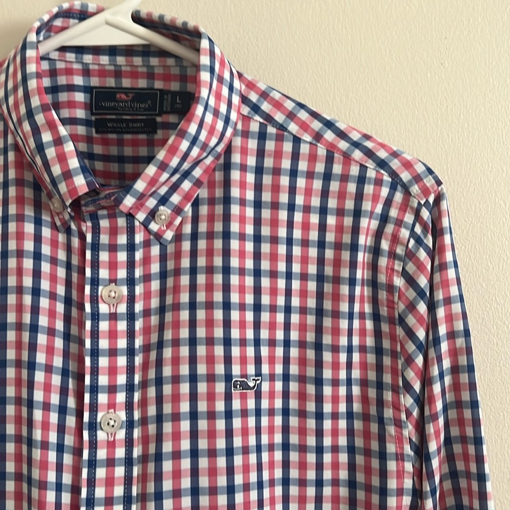Vineyard Vines OTG Performance Button Down Size YOUTH Large (16)